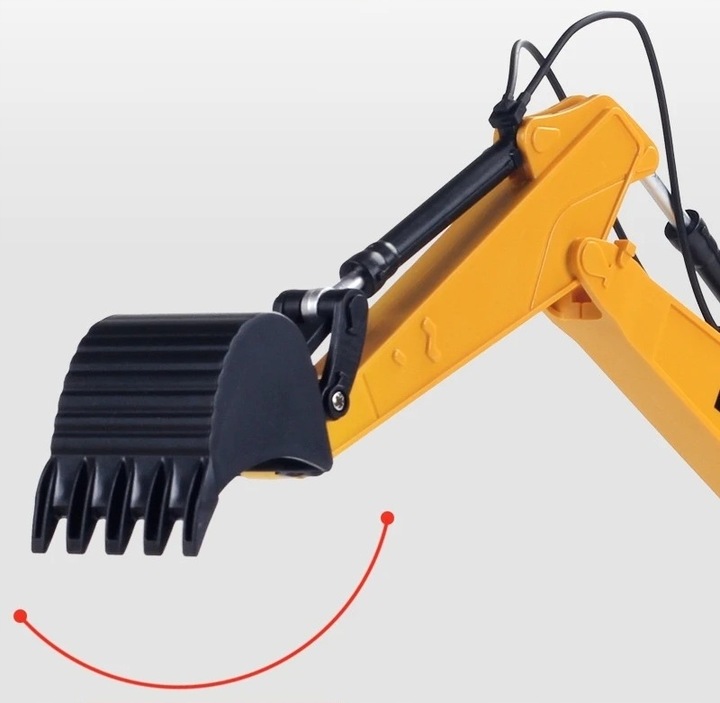 KOPARKA RC POJAZD BUDOWLANY ZDALNIE STEROWANA PREZENT DLA DZIECI PILOT RC