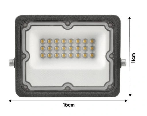 Halogen LED Naświetlacz Reflektor 20W Wodoszczelny Zewnętrzny IP65 PREMIUM