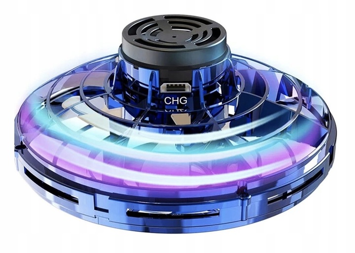 Latająca Zabawka Fidget Spinner dron LED dla dzieci