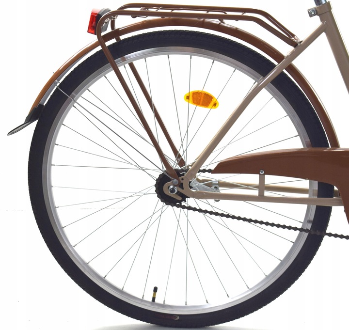 Rower Damski Polski Miejski 28 Retro + kosz