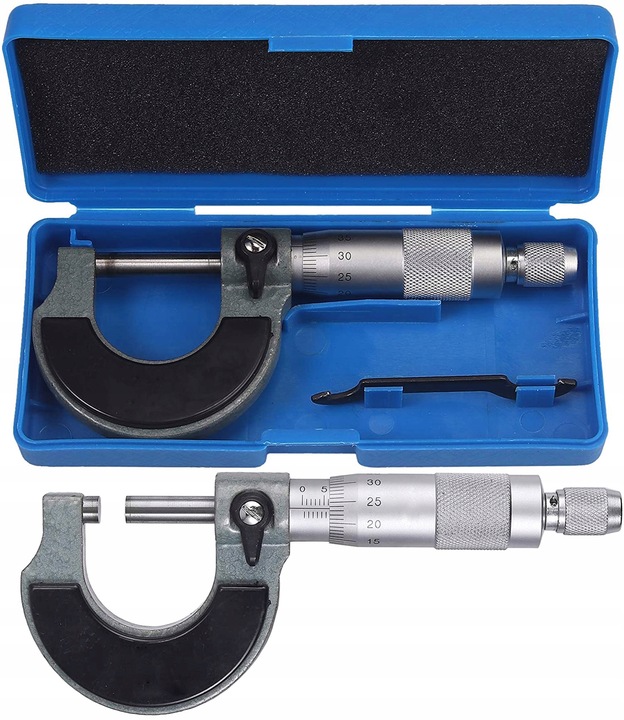 MIKROMETR NONIUSZOWY ZEWNĘTRZNY 0.01MM 0-25 MM ANALOGOWY ETUI