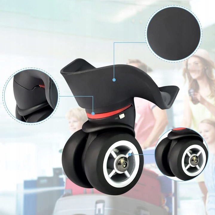 KÓŁKO DO WALIZKI KÓŁKA DO BAGAŻU ZAMIENNE 2 SZTUKI