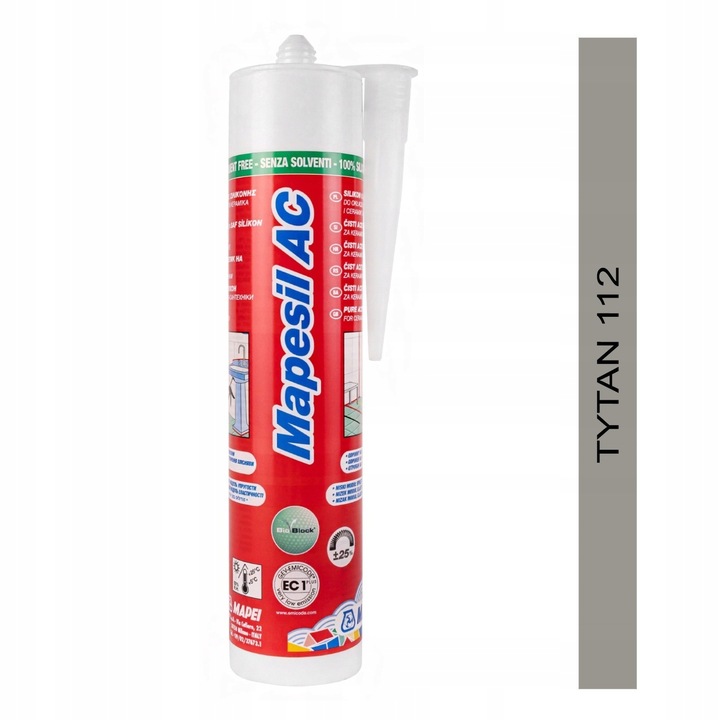 MAPEI Silikon Sanitarny Mapesil AC 112 TYTAN 310ml