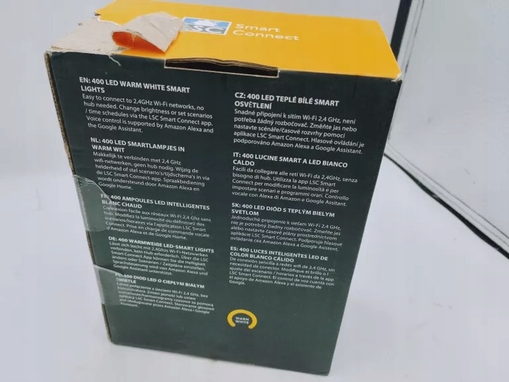 OŚWIETLENIE SMART CONNECT WIFI LSC – 400 LED PUDEŁKO