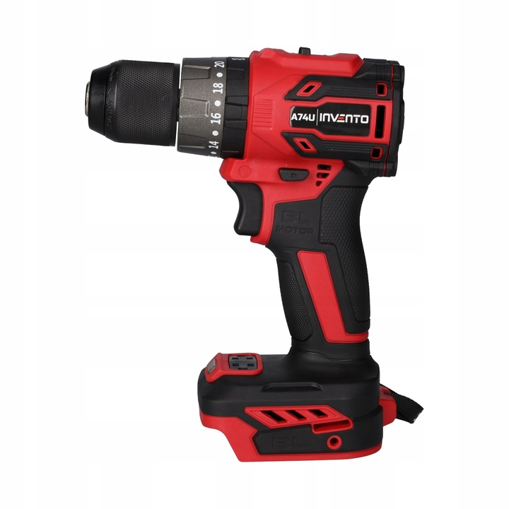 Wiertarko wkrętarka udarowa akumulatorowa 3/8" INVENTO A74U samo urządzenie