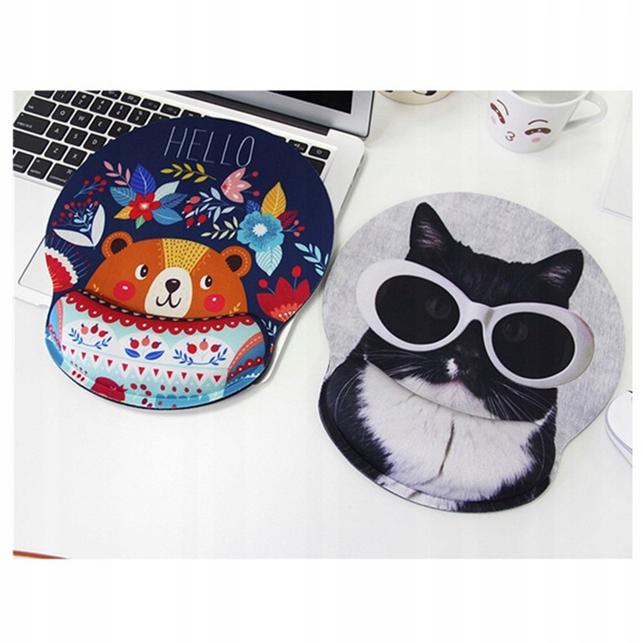 ŻELOWA PODKŁADKA POD MYSZ NADGARSTEK WYGODNA PRESENTY