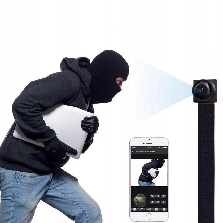 MINI KAMERA SZPIEGOWSKA MODUŁ FULL HD 1080P WIFI