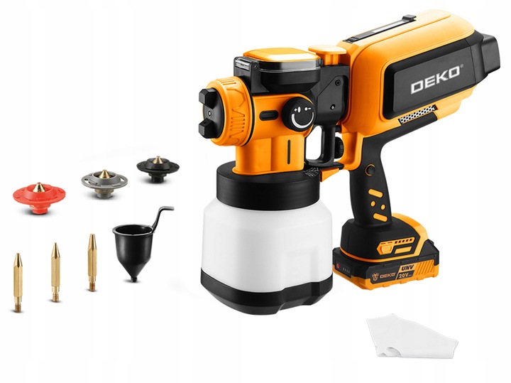 PISTOLET DO MALOWANIA ŚCIAN AGREGAT MALARSKI 3DYSZE 70 DIN ZESTAW XXL DEKO