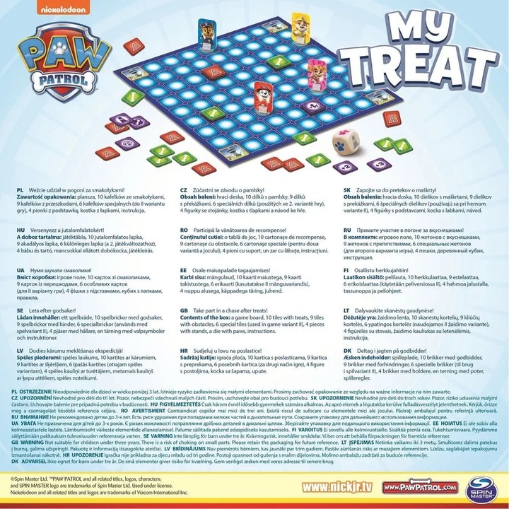 Trefl GRA Mój smakołyk Psi Patrol 02263