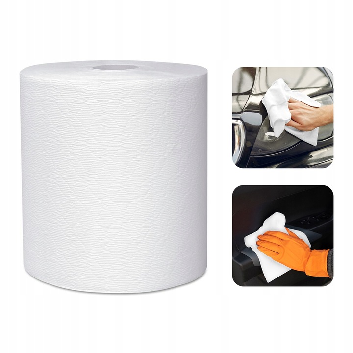 CZYŚCIWO przemysłowe DUŻY RĘCZNIK PAPIEROWY 2W celuloza rolka 2 sztuki 200m