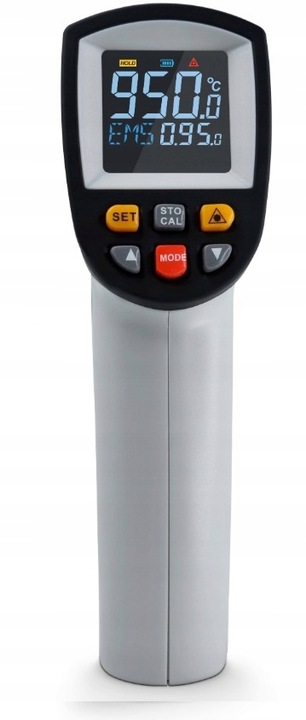 PIROMETR TERMOMETR LASEROWY BEZDOTYKOWY MIERNIK TEMPERATURY -50 +950 st.C