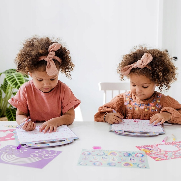 Totum zestaw kreatywny plastyczny dla dziewczynki Jednorożec do rysowania