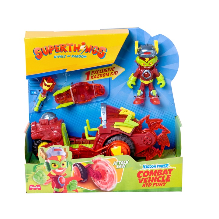 MagicBox - SupeThings - Kazoom Power - Pojazd bojowy Kid Furyf