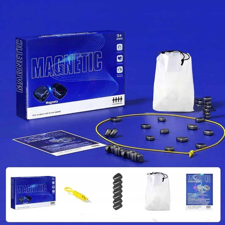 Magnetyczna gra w szachy -planszowa gra strategiczna dla dzieci i dorosłych