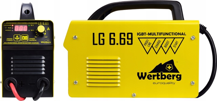 Wertberg LG 6.96 prostownik ładowarka akumulatora 800 Ah 90 A rozruch 600 A