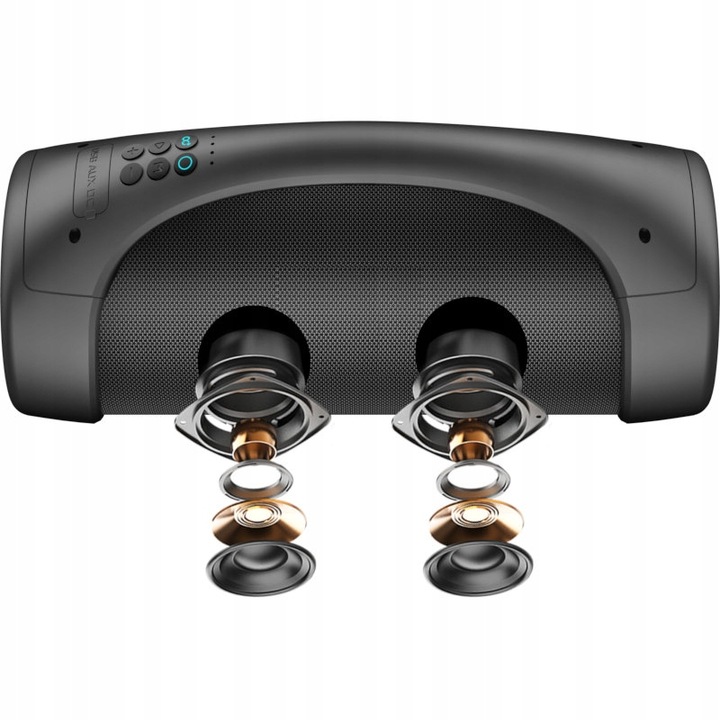 WODOSZCZELNY GŁOŚNIK BLUETOOTH LED AKAI ABTS-55