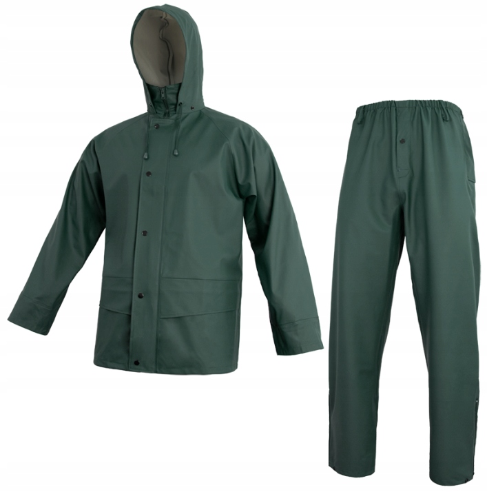 UBRANIE przeciwdeszczowe KOMPLET roboczy WODOODPORNY spodnie KURTKA bhp S