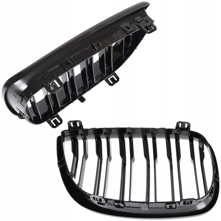 Atrapa Nerki Grill Czarny Połysk do BMW 1 E81 E82 E87 E88 Przed Liftingiem