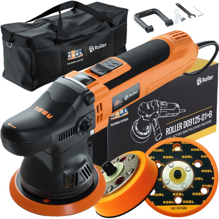 ADBL Roller D09125 Zestaw Maszyna Polerska Pasty Zvizzer Polerka Lakieru