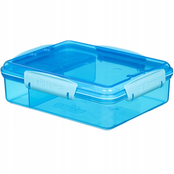 ŚNIADANIÓWKA POJEMNIK lunchbox z Przegródkami snack duo 975ml to-go Sistema