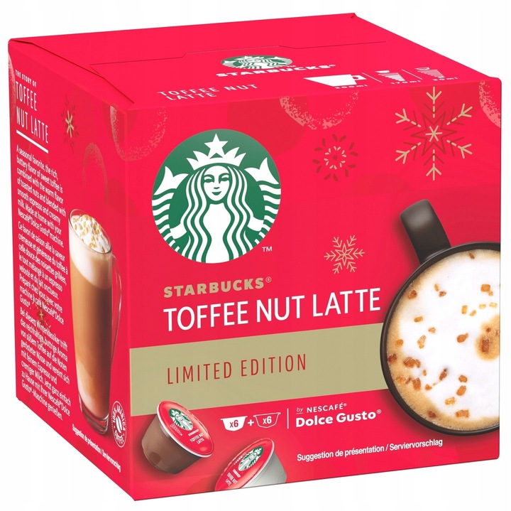 Kapsułki Dolce Gusto STARBUCKS Toffee Nut Latte 12szt
