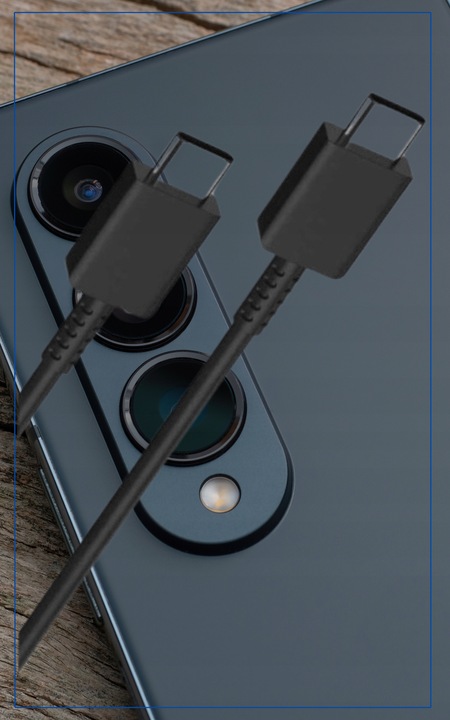 SZYBKA ŁADOWARKA SIECIOWA TELEFONU MOCNA 45W + KABEL USB-C 1M