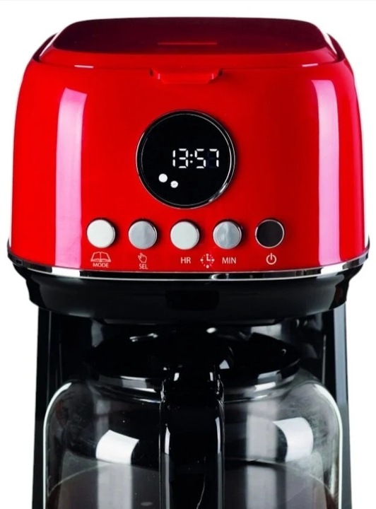 Ekspres przelewowy ARIETE Moderna 1396/00 Czerwono-czarny