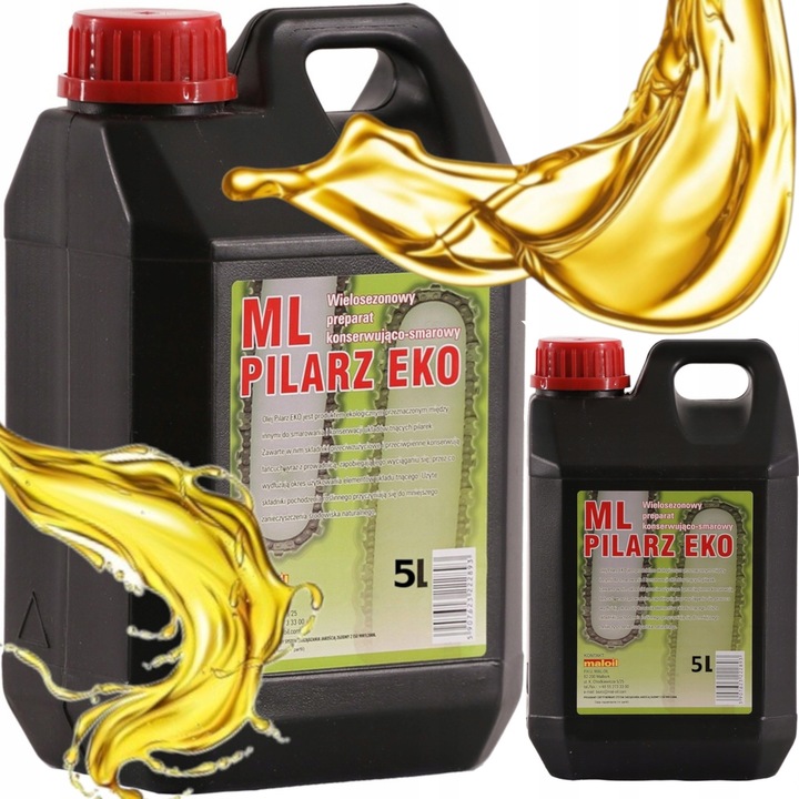 OLEJ DO SMAROWANIA PROWADNIC I ŁAŃCUCHÓW PIŁY 5L PILARZ KONSERWACJI