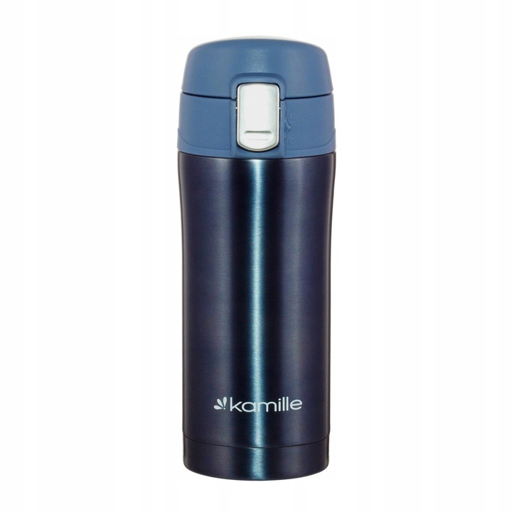 KUBEK TERMICZNY TERMOS STALOWY 100% SZCZELNY pojemny bidon KAMILLE 320 ml
