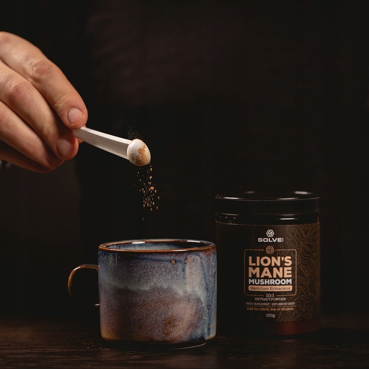 LION'S MANE 10:1 SOPLÓWKA JEŻOWATA 100G SOLVE LABS