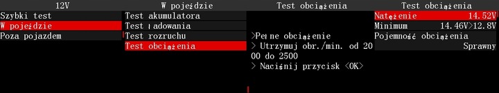 TESTER DO AKUMULATORÓW BATERII 6V 12V 24V 2-300AH MIERNIK CYFROWY j.POLSKI