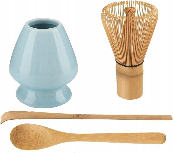 Zestaw Herbata Matcha Japońska Matchy - Miotełka Bambusowa Chasen Chashaku