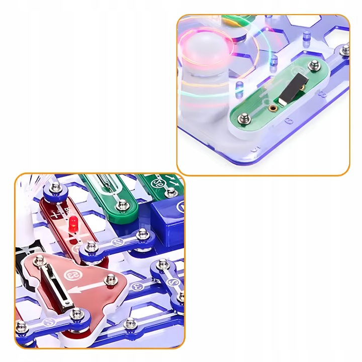 ZESTAW EDUKACYJNY MAŁY ELEKTRONIK EKSPERYMENTALNY ELEKTRYK NAUKA I ZABAWA