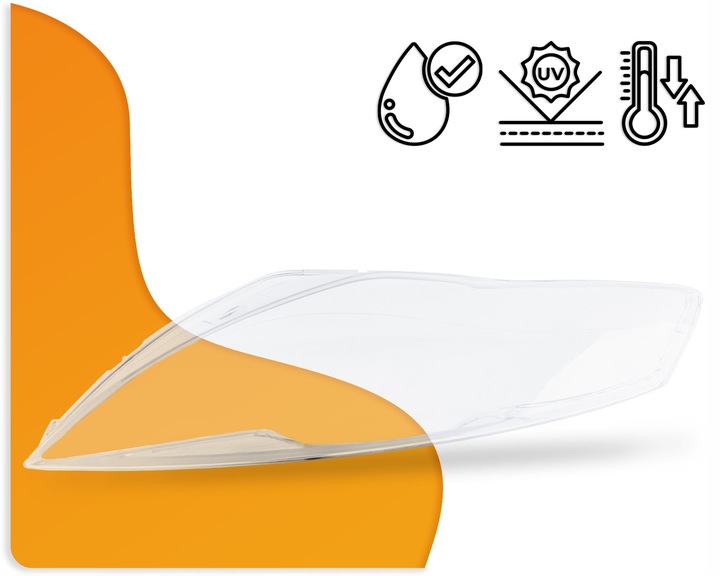 Klosz szkło do reflektora lamp Ford Mondeo 4 IV MK4 (07-14) Lewy