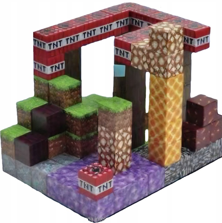 KLOCKI MAGNETYCZNE KLOCKI SZEŚCIANY 100 KLOCKÓW +1 LUDZIK