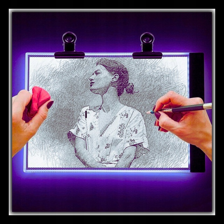 TABLET GRAFICZNY TABLICA DESKA KREŚLARSKA RYSOWANIA DLA DZIECI+2000 SZKICÓW