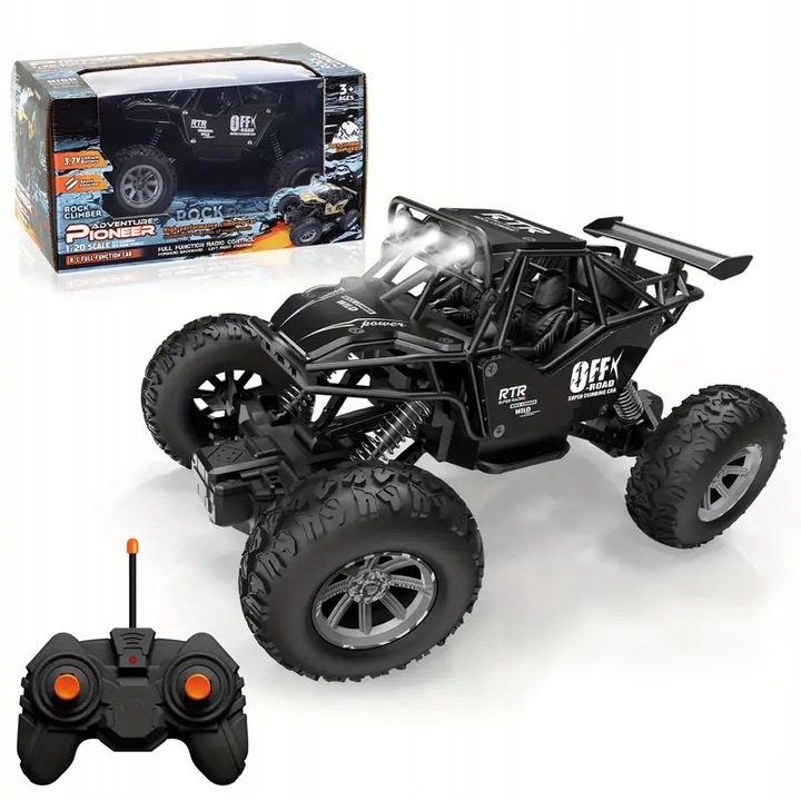 SAMOCHÓD ZDALNIE STEROWANY TERENOWY AUTO RC PILOT LED ZABAWKA DLA DZIECI