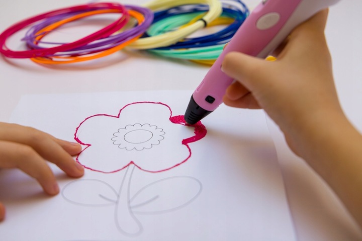 DŁUGOPIS 3D Dla Dzieci DRUKARKA 3 D PEN Zestaw i WKŁADY PLA 110 METRÓW