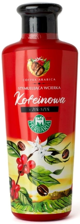 HERBARIA BANFI Wcierka do włosów kofeinowa ŻEŃ-SZEŃ 250 ml | STYMULUJĄCA