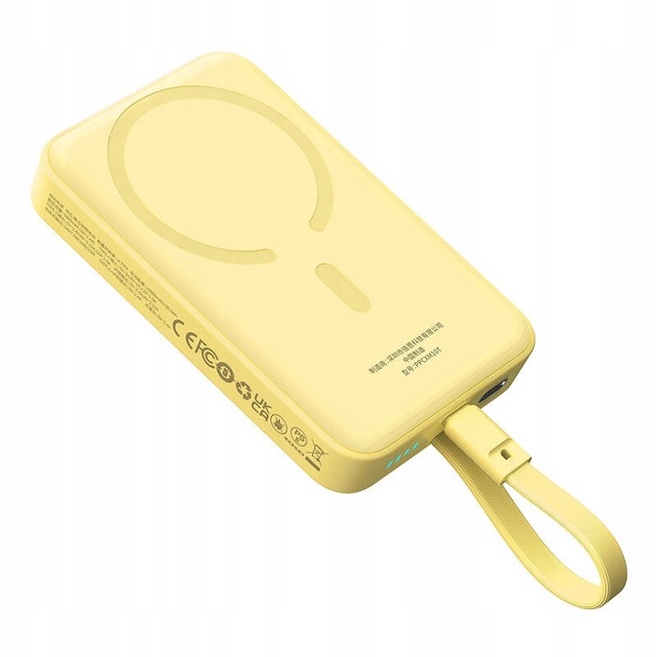 BASEUS MAGNETYCZNY POWERBANK 10000MAH ŁADOWANIE INDUKCYJNE 30W MAGSAFE
