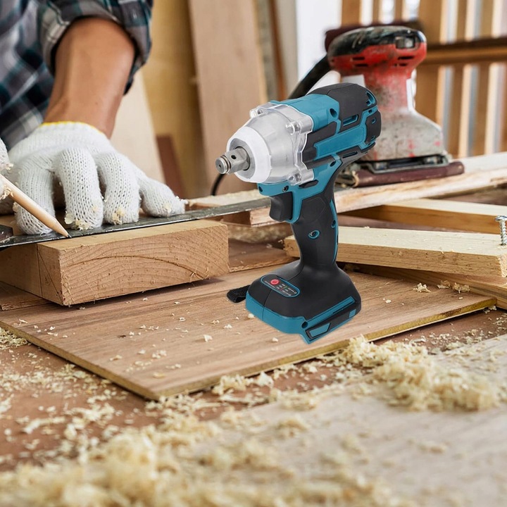 KLUCZ UDAROWY AKUMULATOROWY BEZSZCZOTKOWY DO MAKITA 18V 650NM 1/2'' 5500mAh