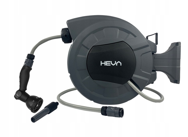 Zwijacz do wody HEVA wąż automatyczny ogrodowy 15m+1,5m pistolet zraszacz