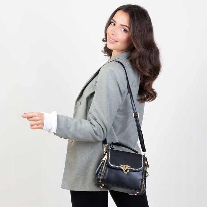 Alessio TOREBKA elegancka listonoszka DAMSKA KUFEREK na ramię miejska