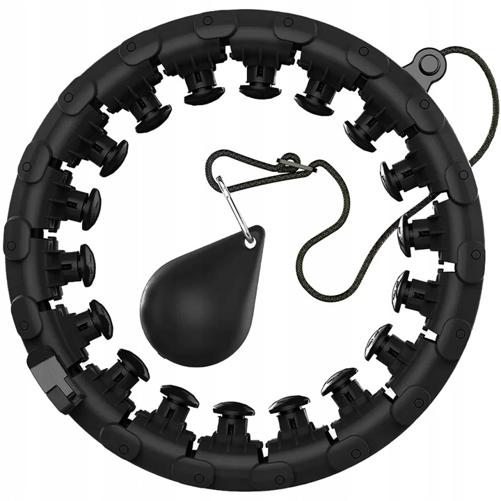 HULA HOP ODCHUDZAJĄCE Z OBCIĄŻENIEM OBCIĄŻNIKIEM SMART WYPUSTAKAMI HULAHOP