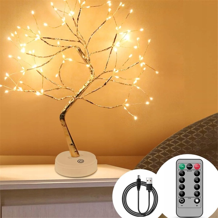 GAŁĄZKI ŚWIETLNE LED, 45 CM LAMPKA LED W KSZTAŁCIE GAŁĘZI LAMPKA CHOINKOWA