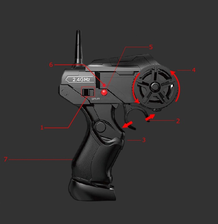 Samochód Zdalnie Sterowany RC Auto na pilot 4x4 DUŻY Drift led dym do drift