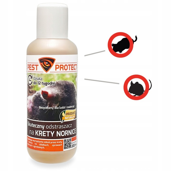 ODSTRASZACZ ŚRODEK na KRETY NORNICE PEST PROTECT