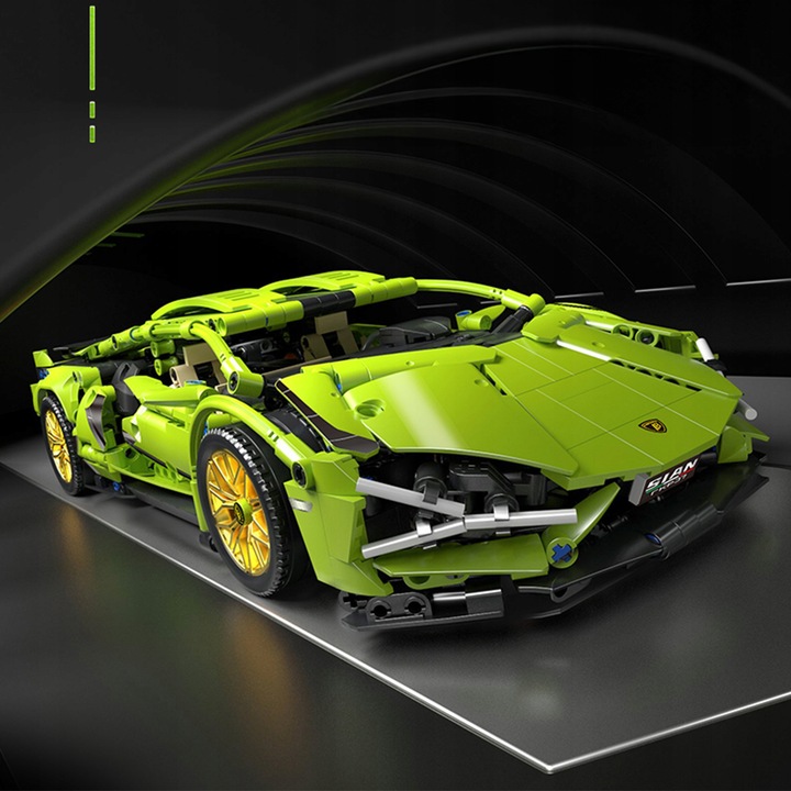 KLOCKI LAMBORGHINI TECHNICZNE AUTO SPORTOWE WYŚCIGOWE XTECH 1254 ELEMENTY