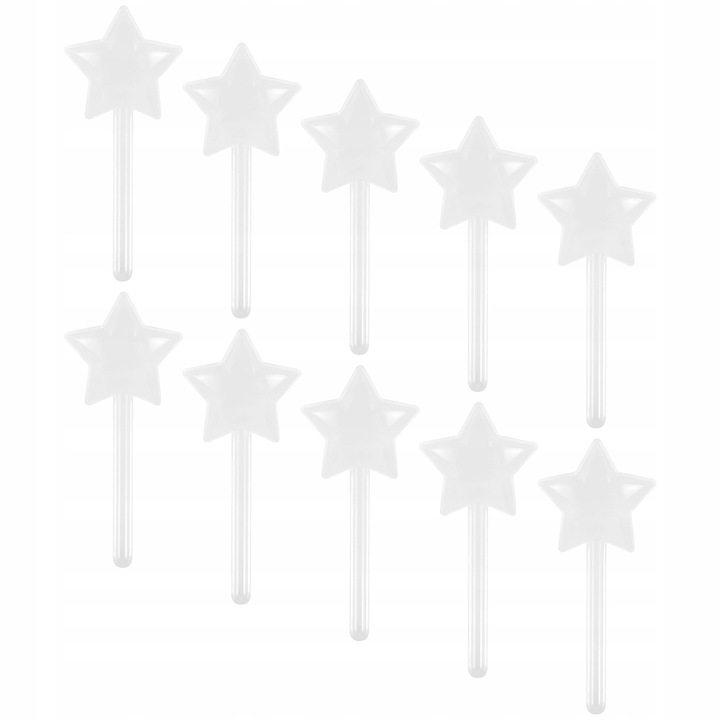 10 SZTUK POJEMNIKÓW NA CUKIERKI W KSZTAŁCIE GWIAZDY PUSTE PUDEŁKA NA