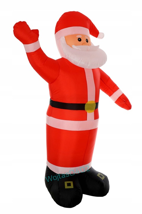 DMUCHANY MIKOŁAJ 1,2M GWIAZDOR LAMPKI choinkowe LED sople choinka ozdoby